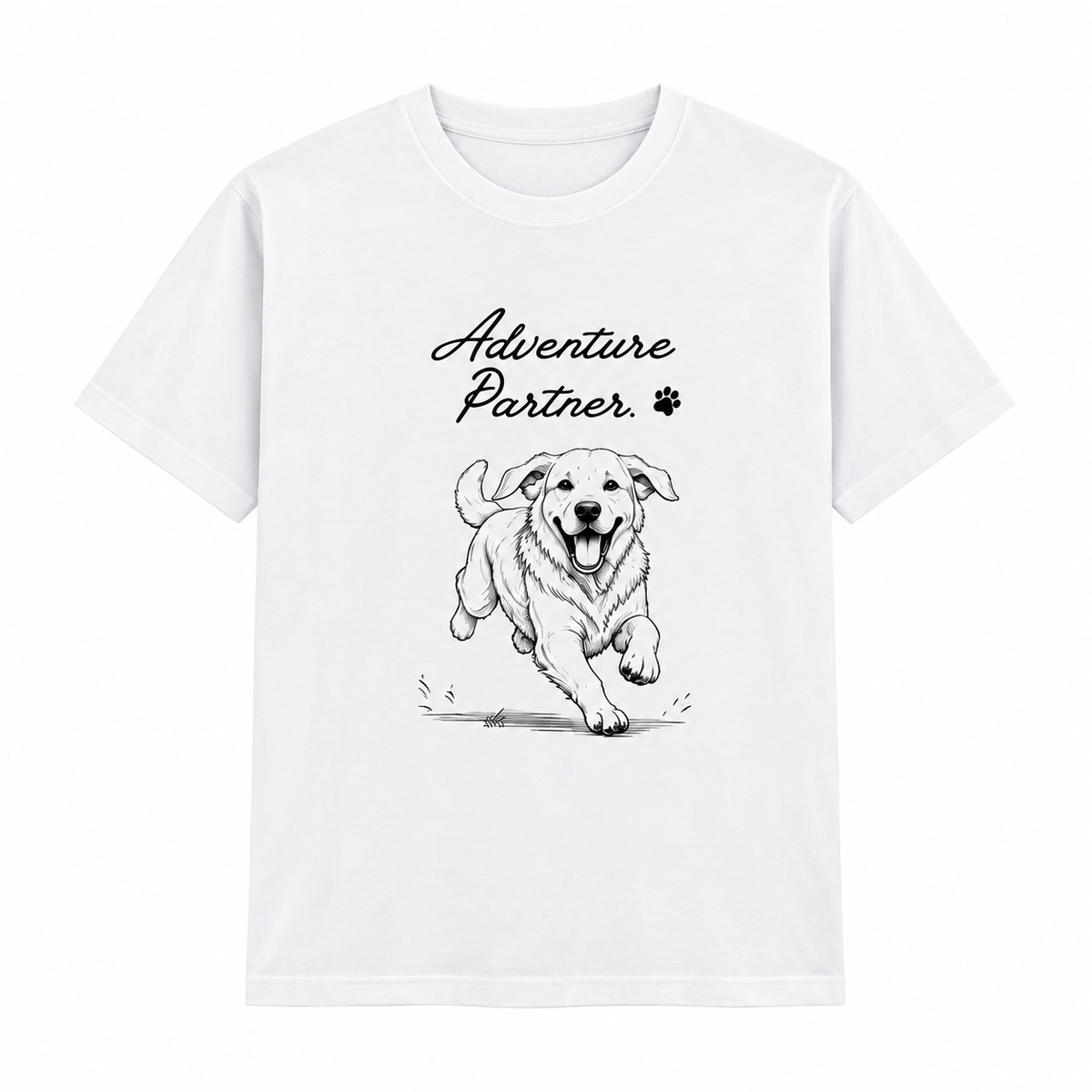 Adventure Partner – Unisex Classic Pet T-Shirt - White