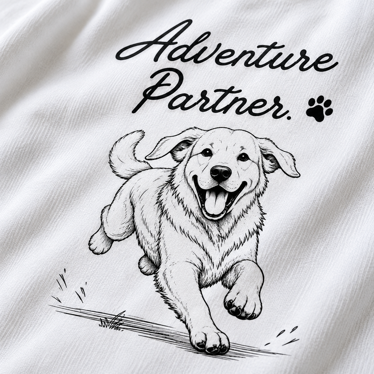 Adventure Partner – Unisex Classic Pet T-Shirt - White