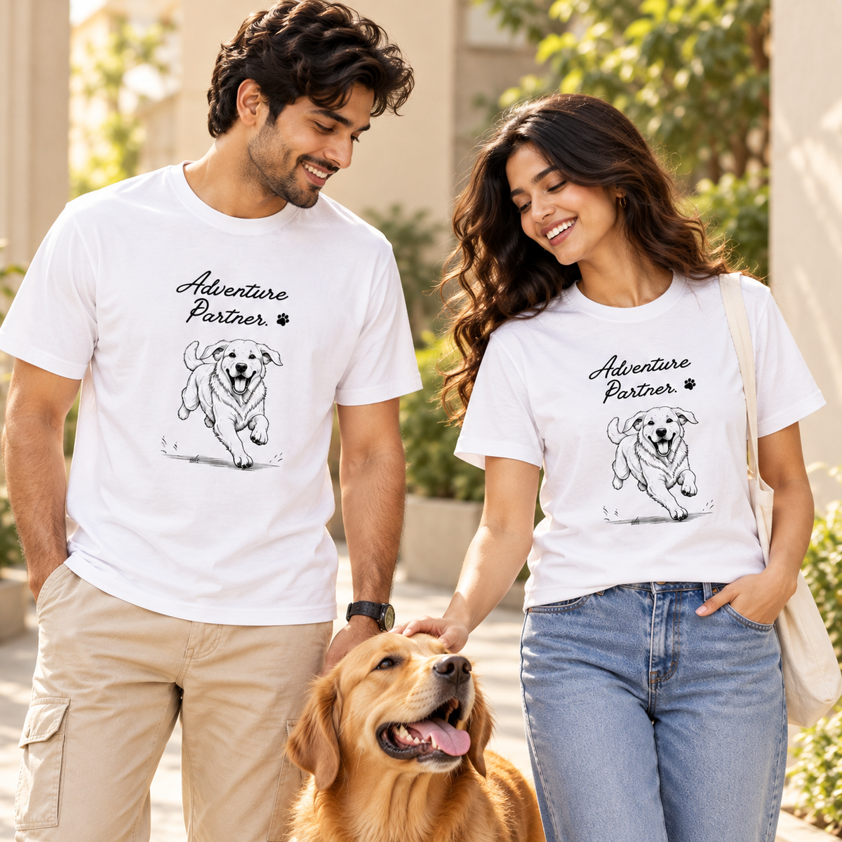 Adventure Partner – Unisex Classic Pet T-Shirt - White