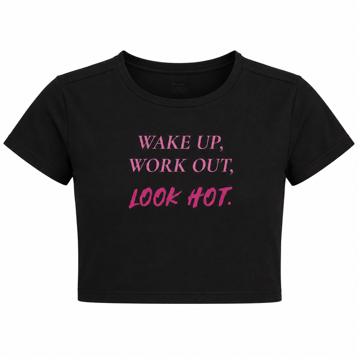 Look Hot – Women's Crop Top - Black