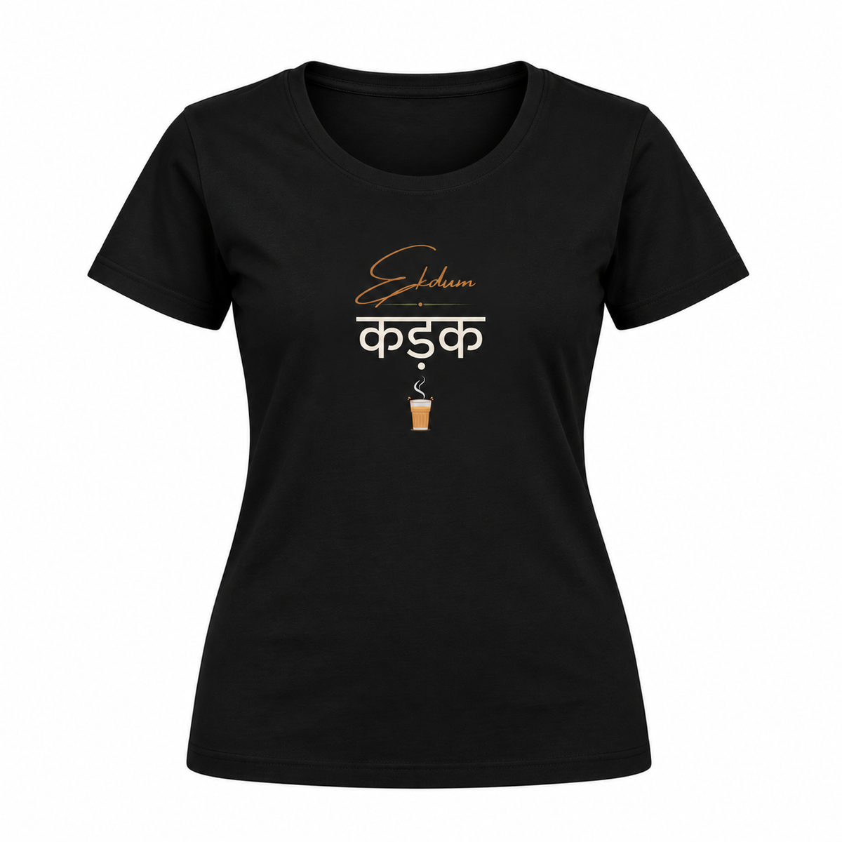 Ek Dum Kadak Chai – Women's Classic T-Shirt - Black