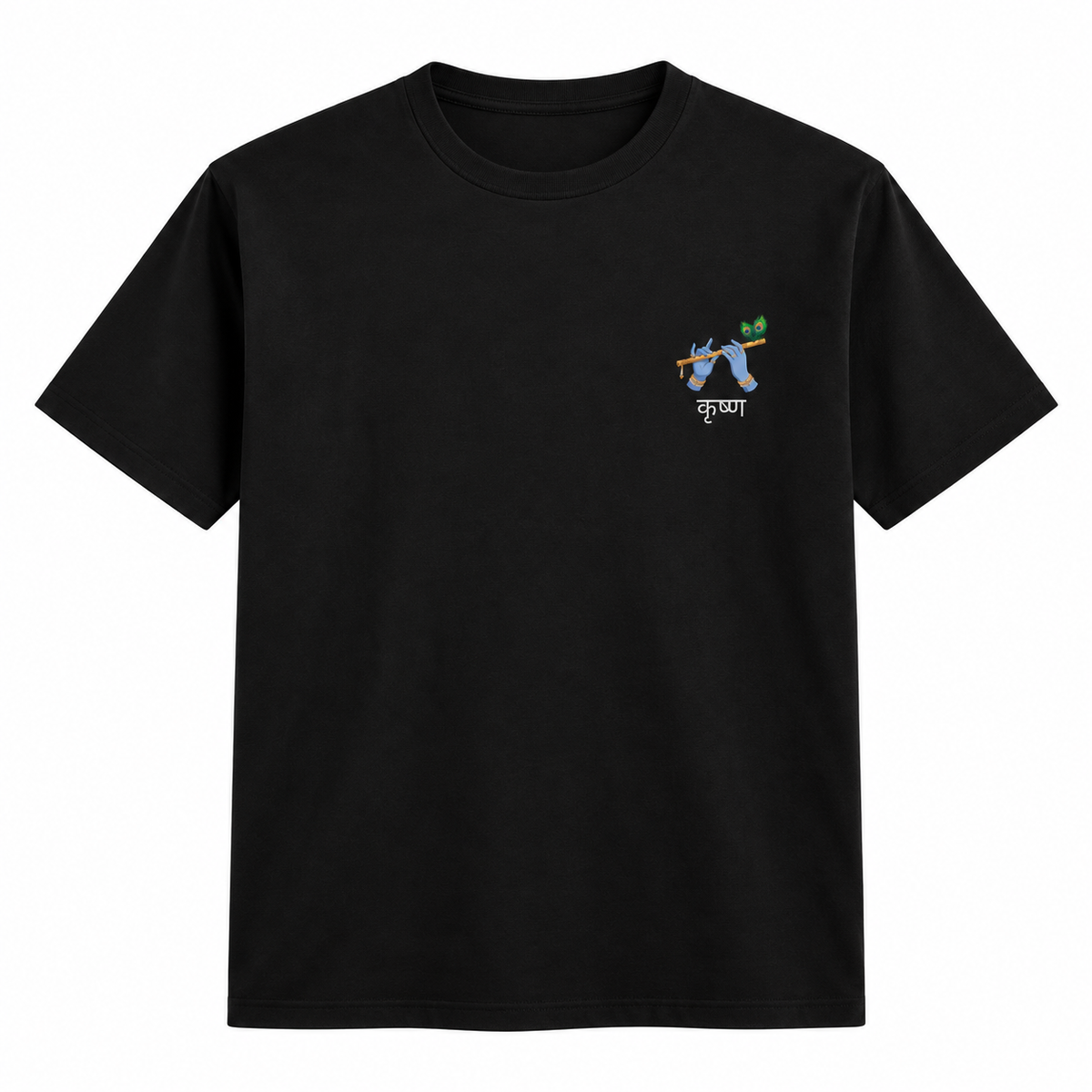 Krishna Flute – Unisex Classic T-Shirt – Black