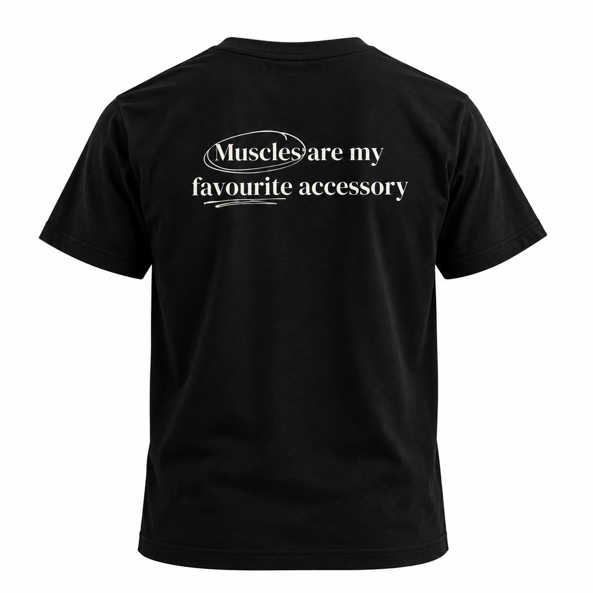 Muscles Accessory – Men's Stretchable T-Shirt - Black