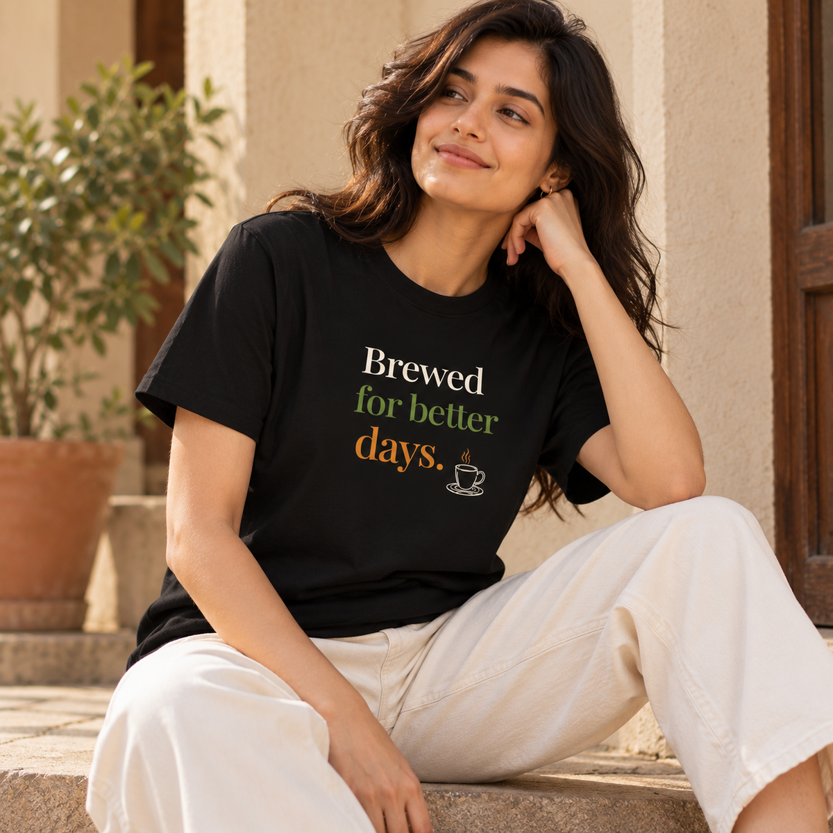 Brewed For Better Days – Unisex Classic T-Shirt - Black
