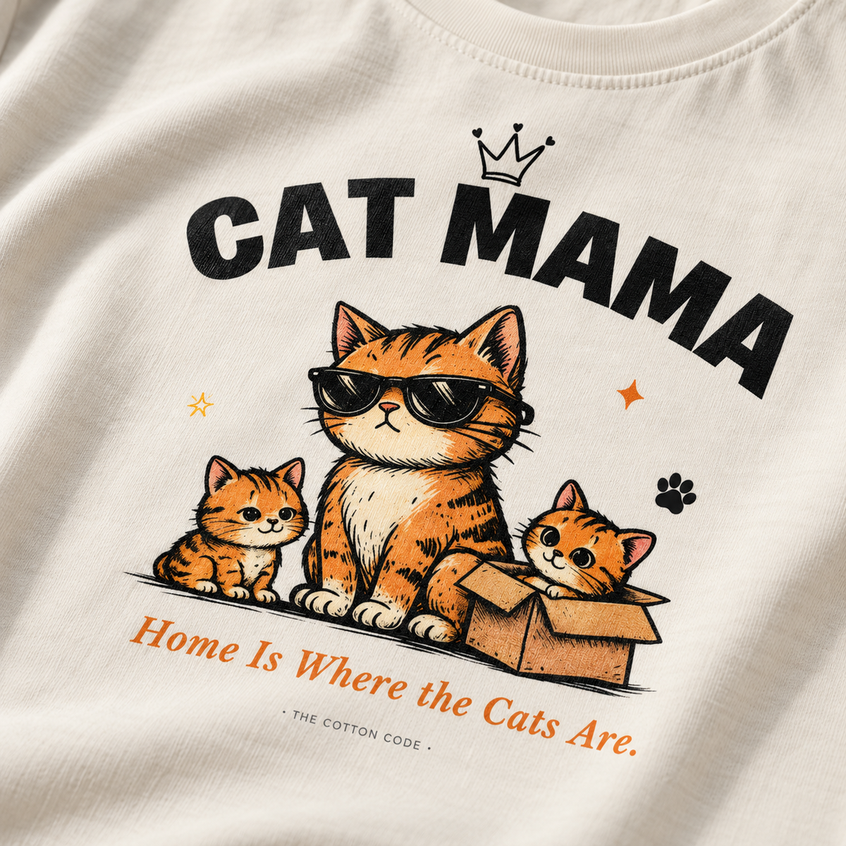 Cat Mama – Women's T-Shirt - Off White