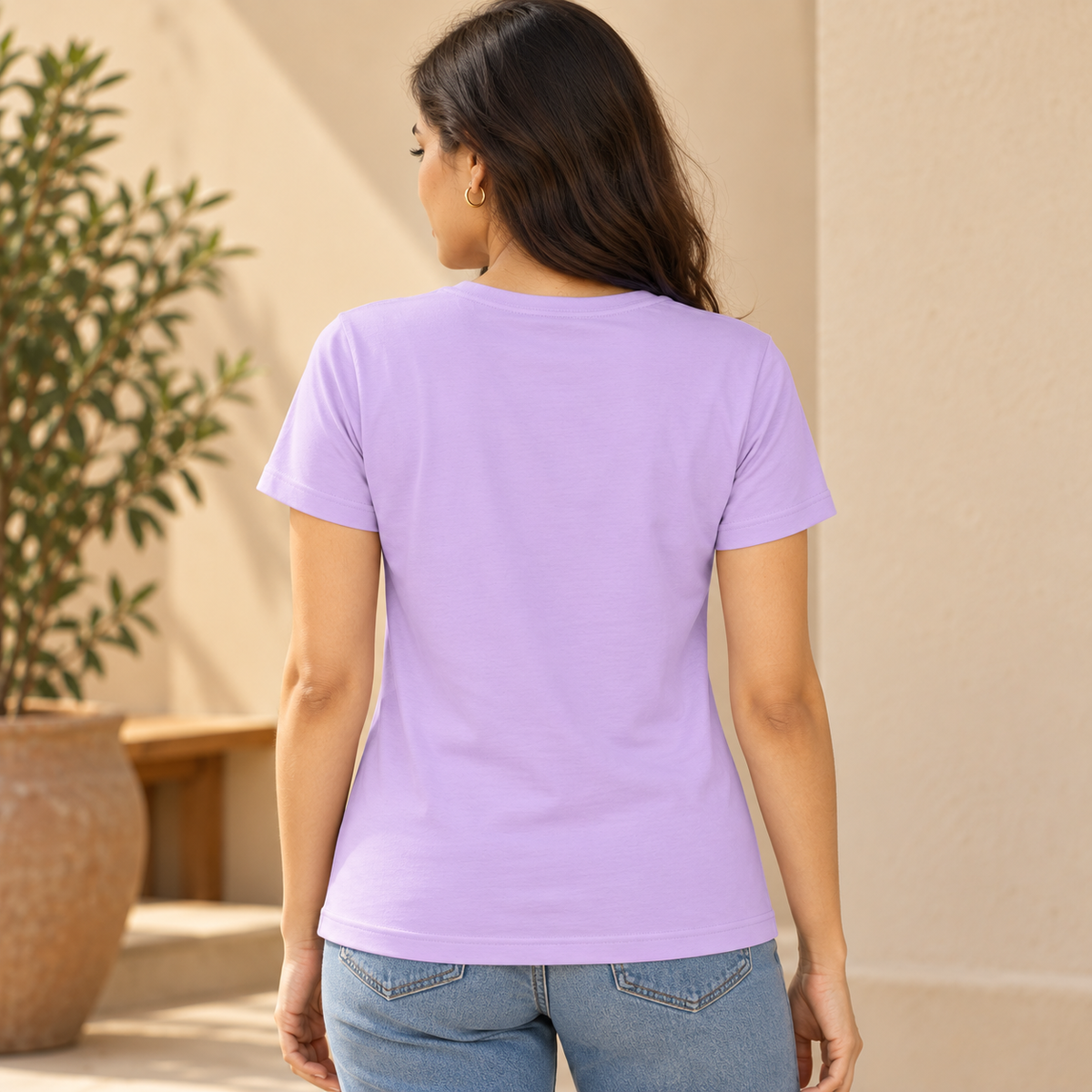 Inhale Courage – Women's Classic T-Shirt - Lavender