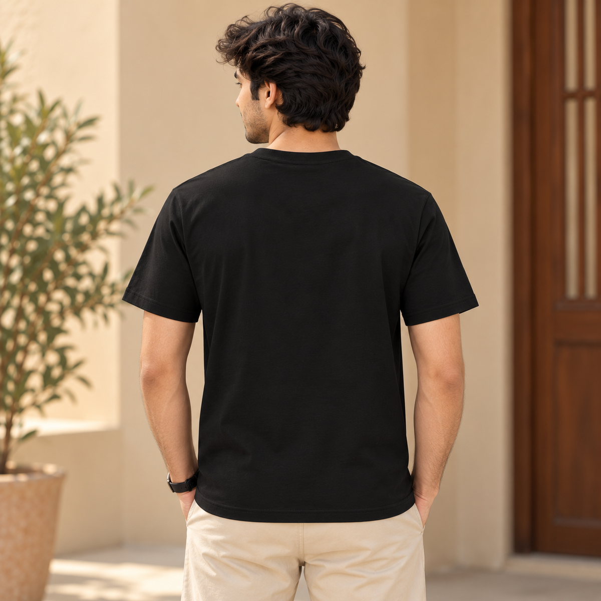 India – Men's Classic T-Shirt - Black