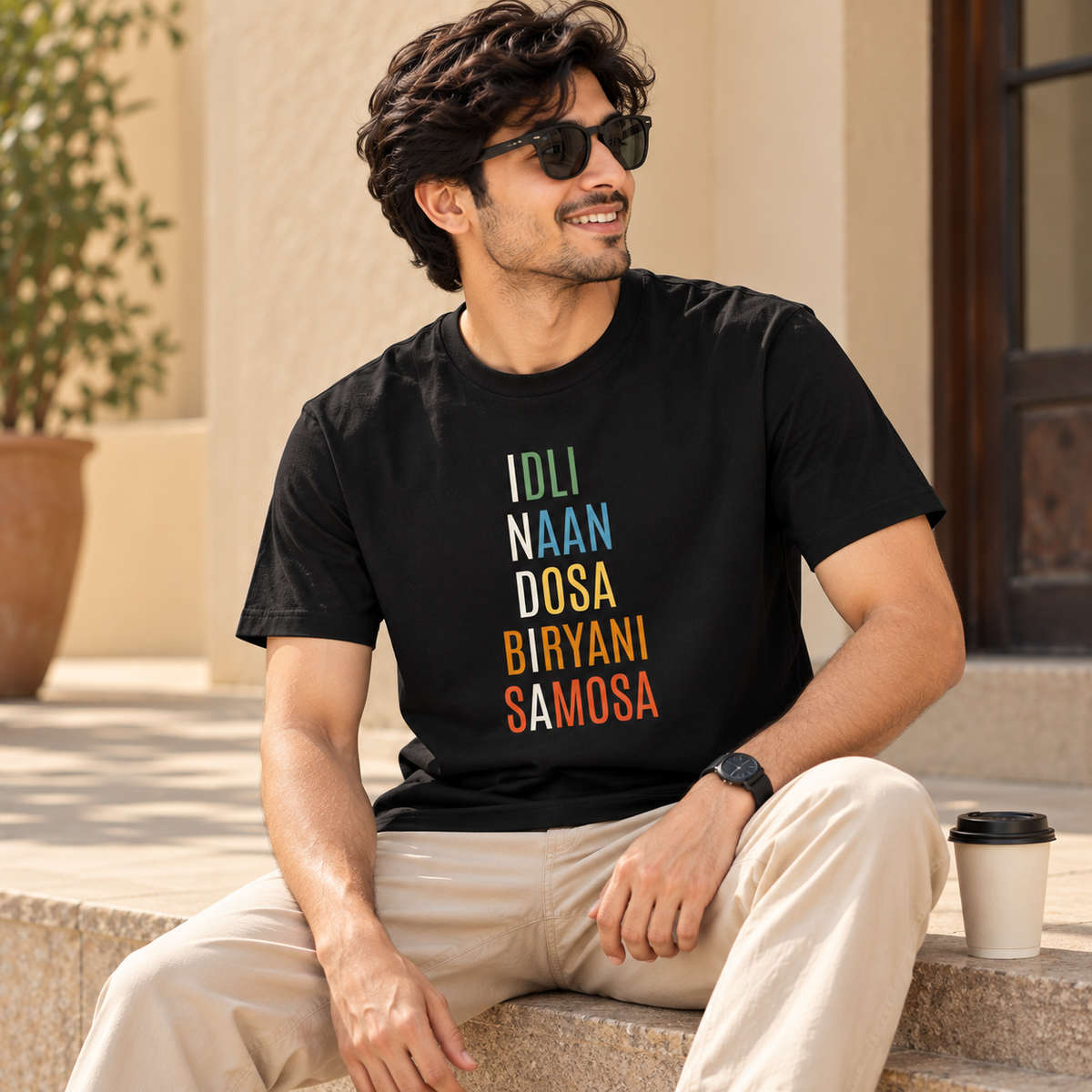 India – Men's Classic T-Shirt - Black