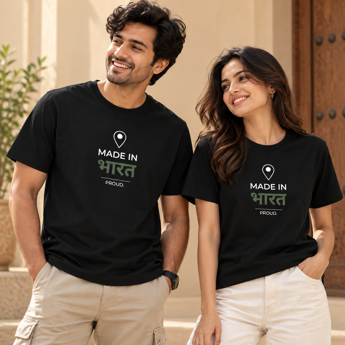 Made In Bharat – Unisex Classic T-Shirt - Black