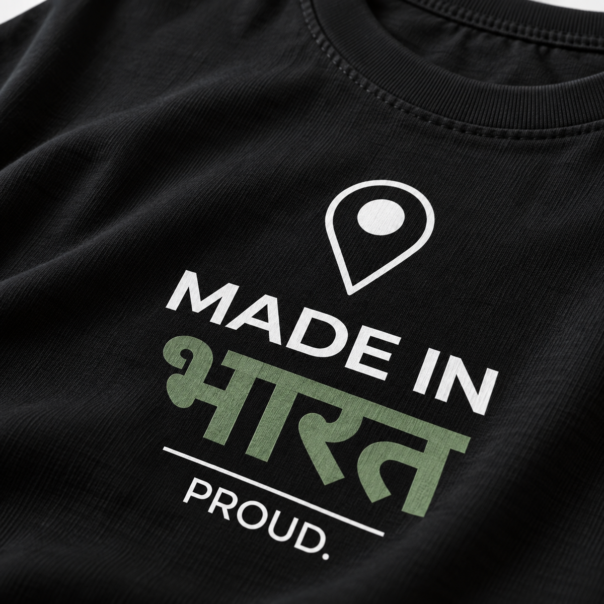 Made In Bharat – Unisex Classic T-Shirt - Black