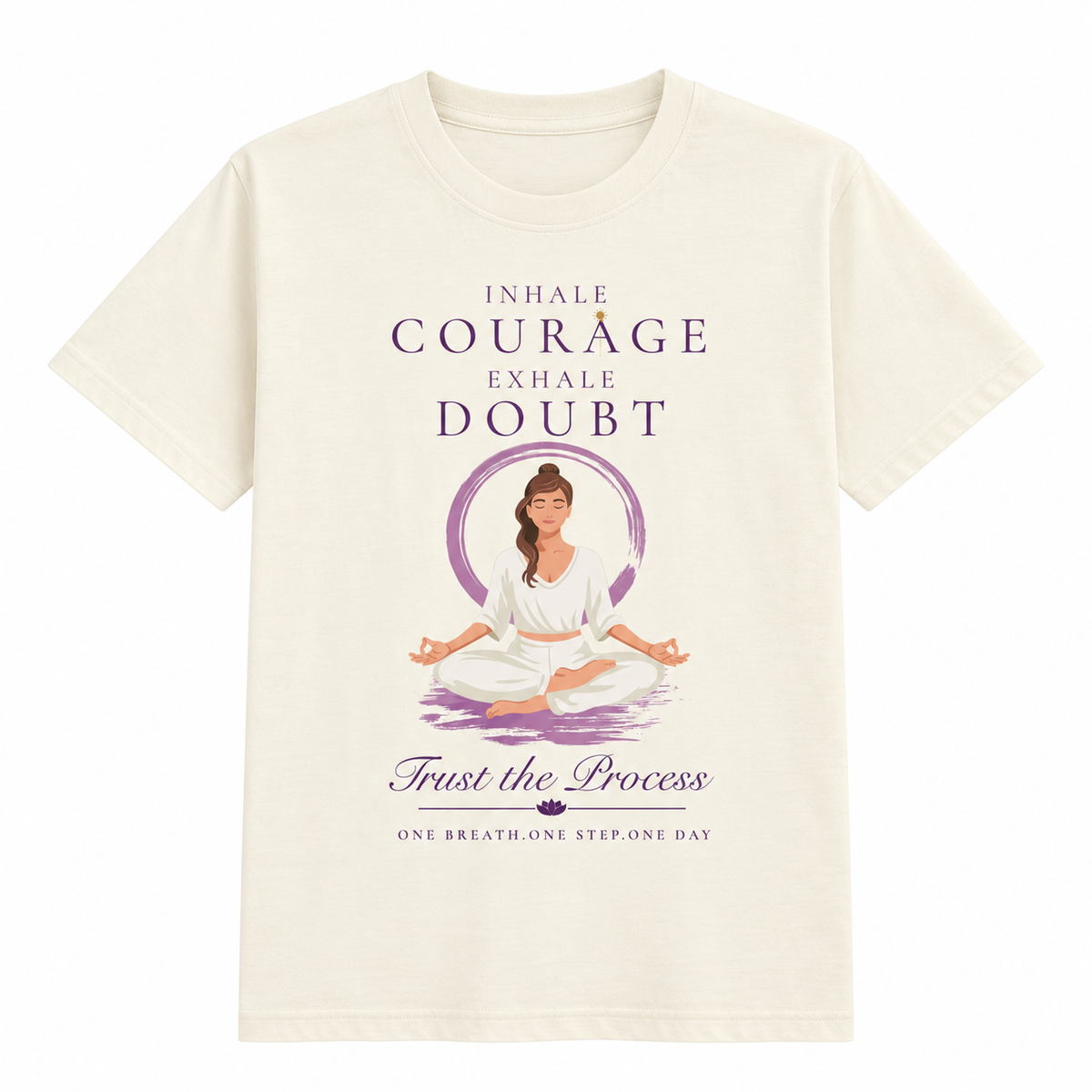 Inhale Courage – Women's Classic T-Shirt - Off White