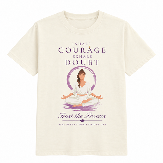 Inhale Courage – Women's Classic T-Shirt - Off White