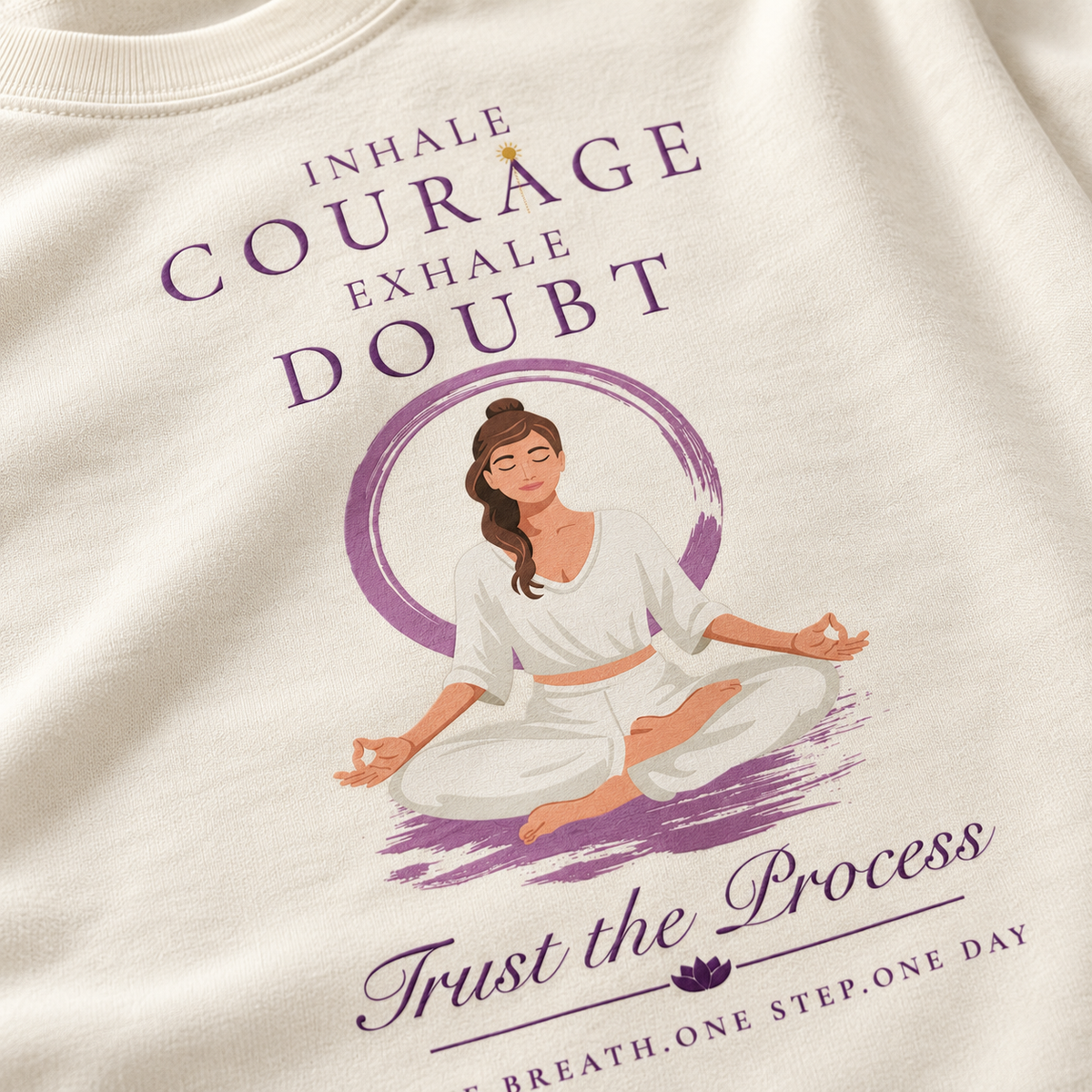 Inhale Courage – Women's Classic T-Shirt - Off White