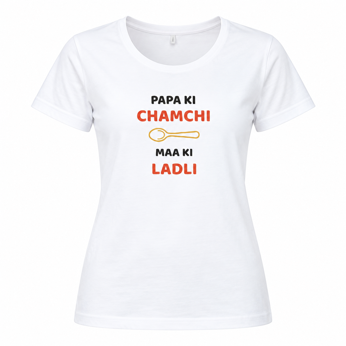 Papa Ki Chamchi – Women's Classic T-Shirt - White