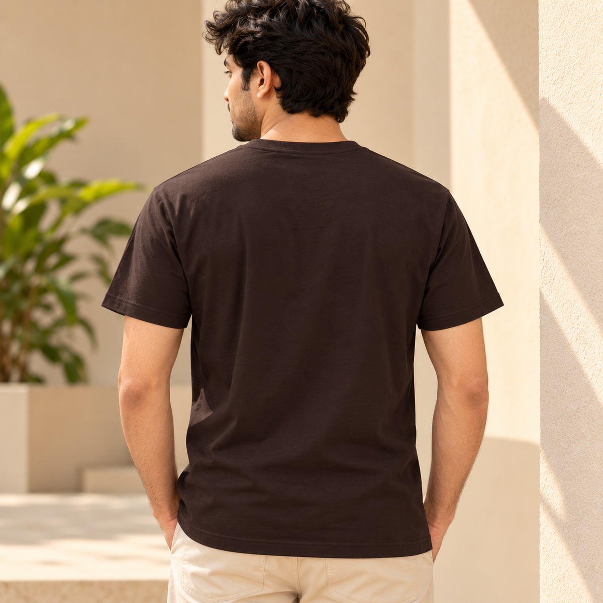 Apna Time Ayega – Men's T-Shirt - Coffee Brown