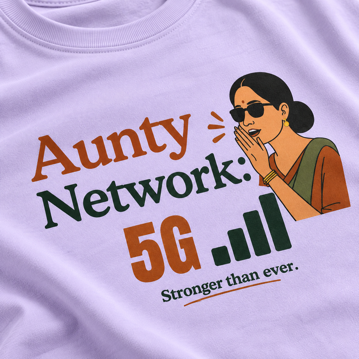 Aunty Network – Women's T-Shirt – Lavender
