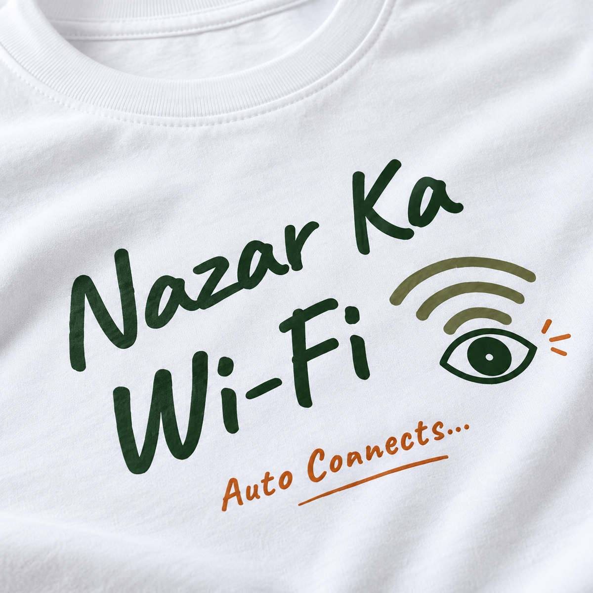 Nazar Ka WiFi – Women's T-Shirt – White