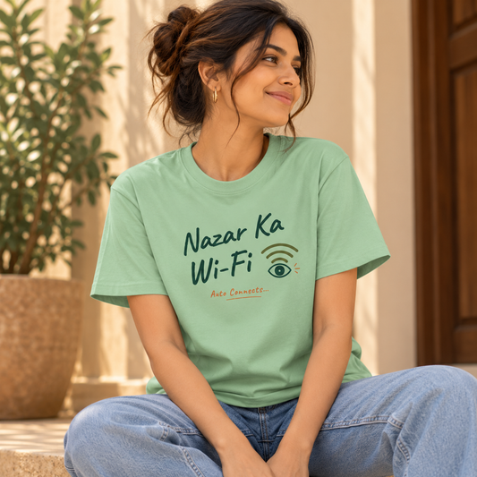 Nazar Ka WiFi – Women's T-Shirt – Jade