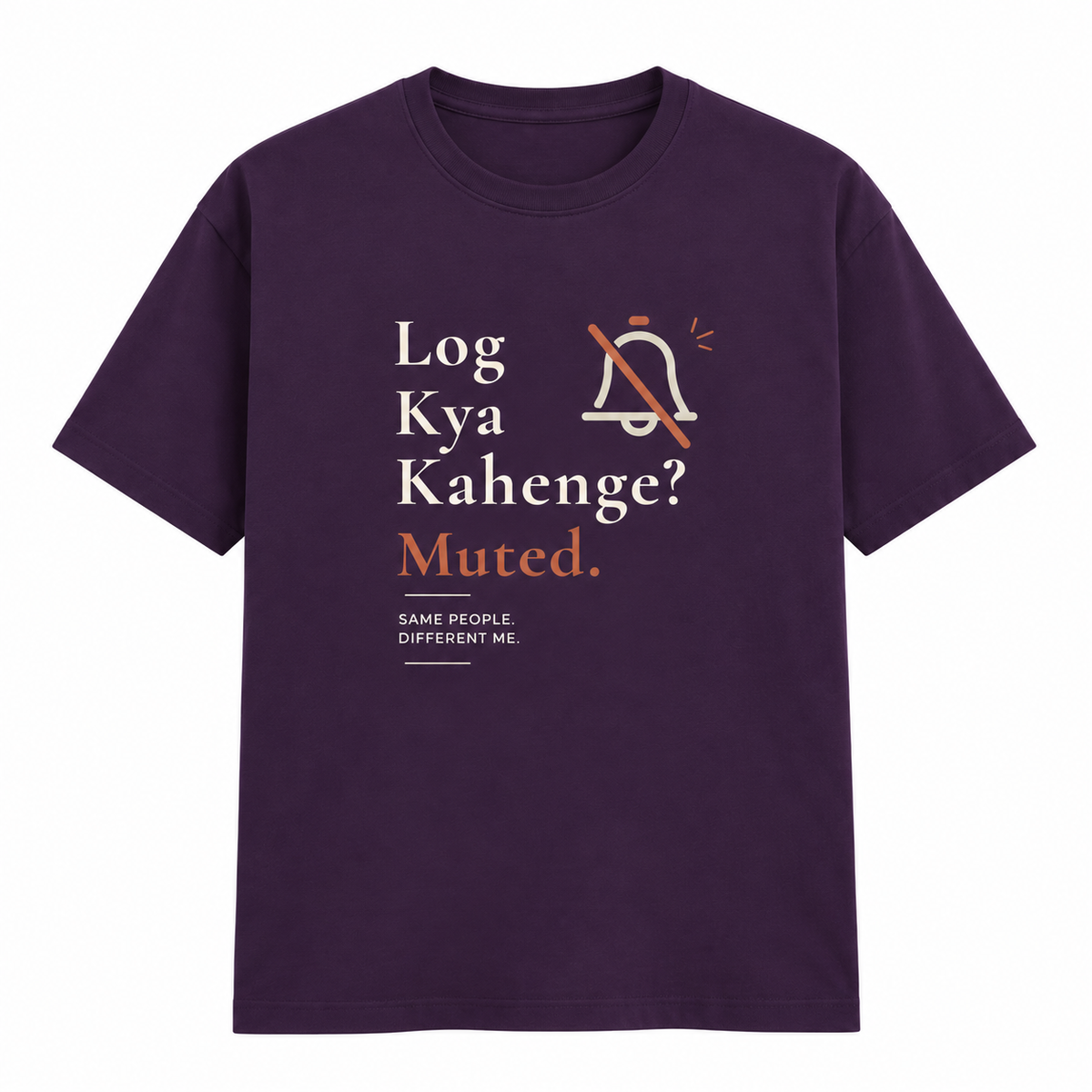 Log Kya Kahenge – Women's T-Shirt – Purple