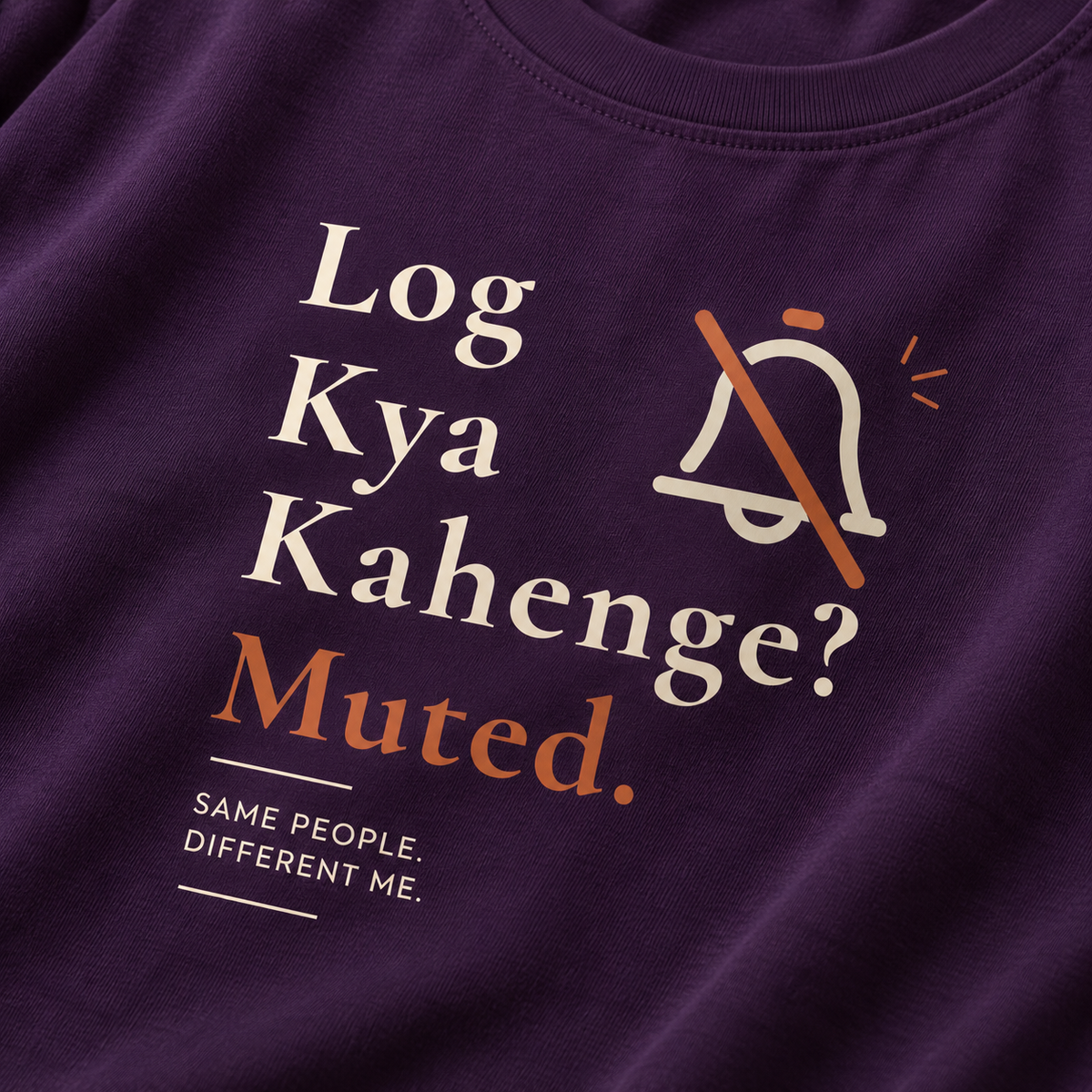 Log Kya Kahenge – Women's T-Shirt – Purple
