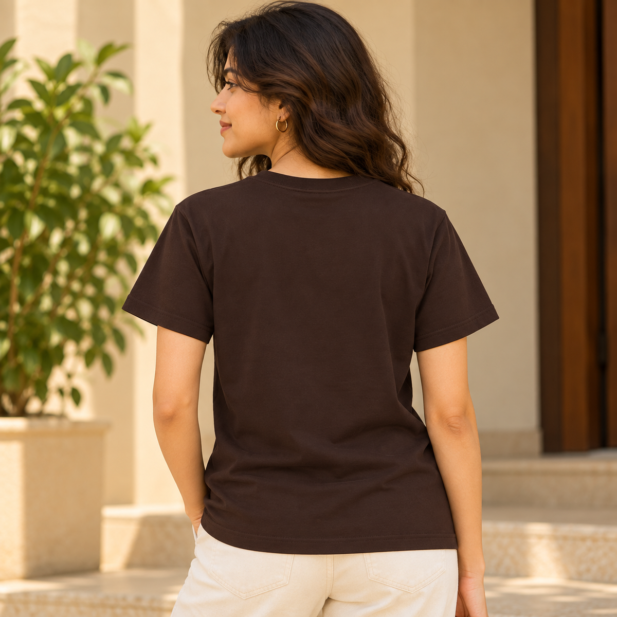 Log Kya Kahenge – Women's T-Shirt – Coffee Brown