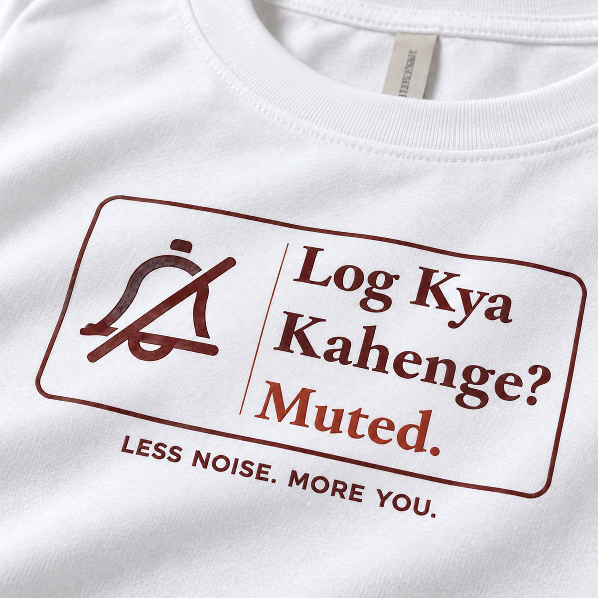Log Kya Kahenge – Women's Crop Top – White
