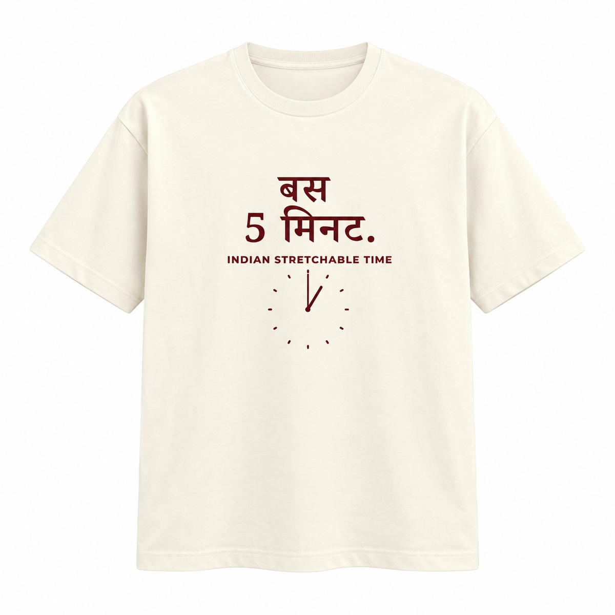Baas 5 Minute – Unisex T-Shirt – Off White