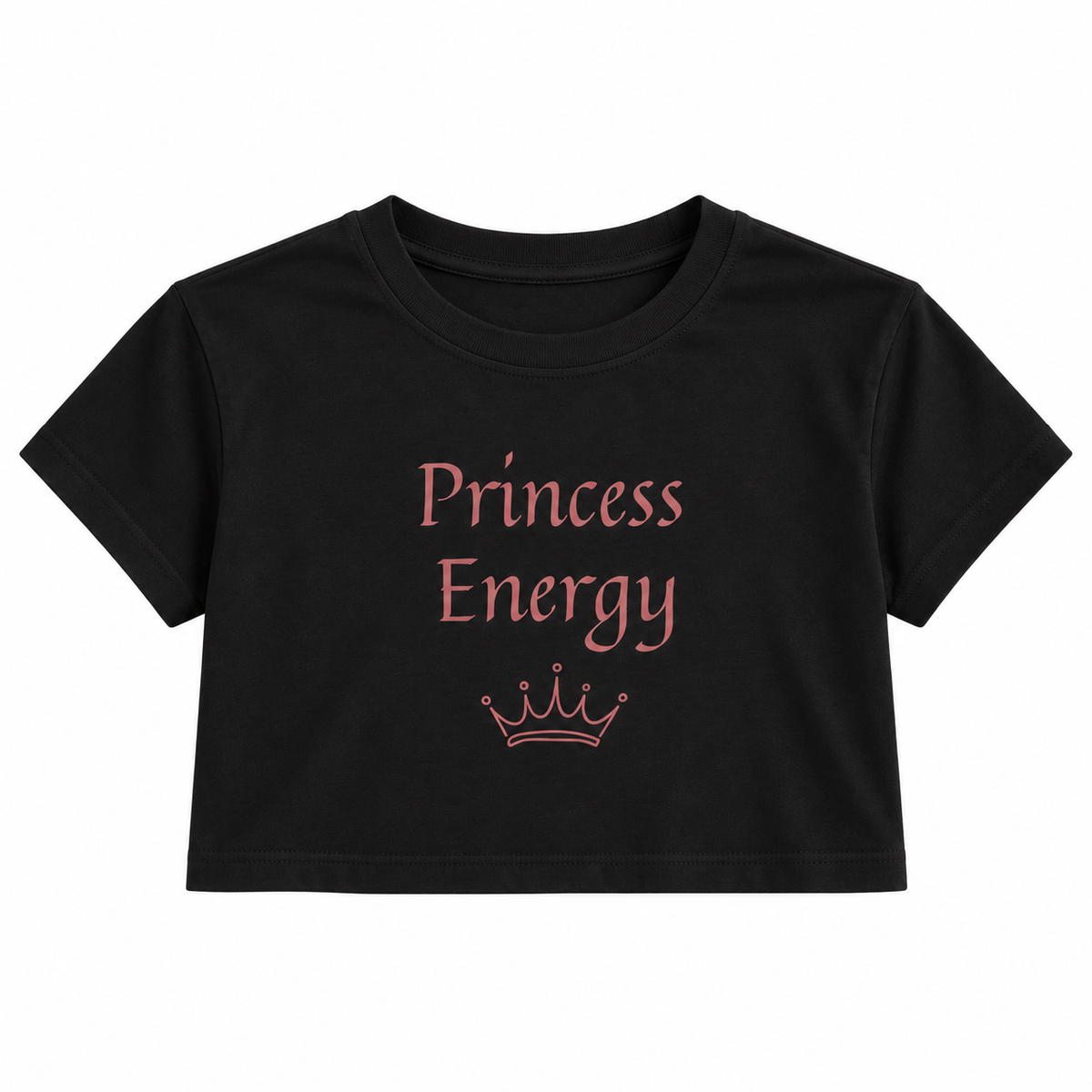 Princess Energy – Women’s Crop Top – Black