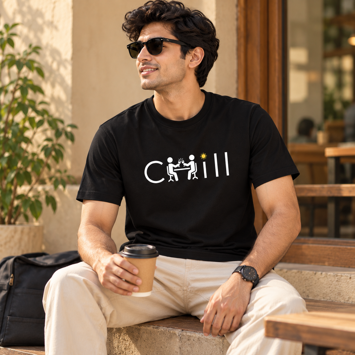 Chill – Men’s T-Shirt – Black