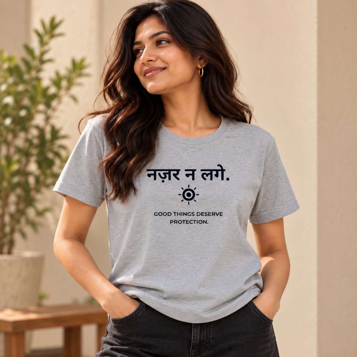 Nazar – Women’s T-Shirt – Grey Melange
