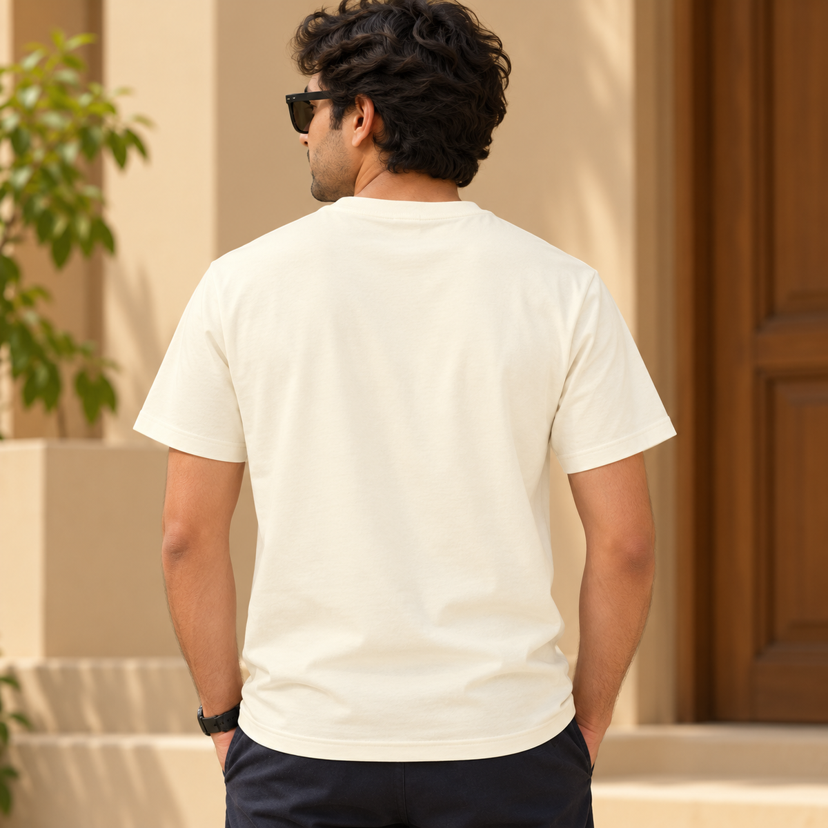 Ek Kaam Kar – Men’s T-Shirt – Off White