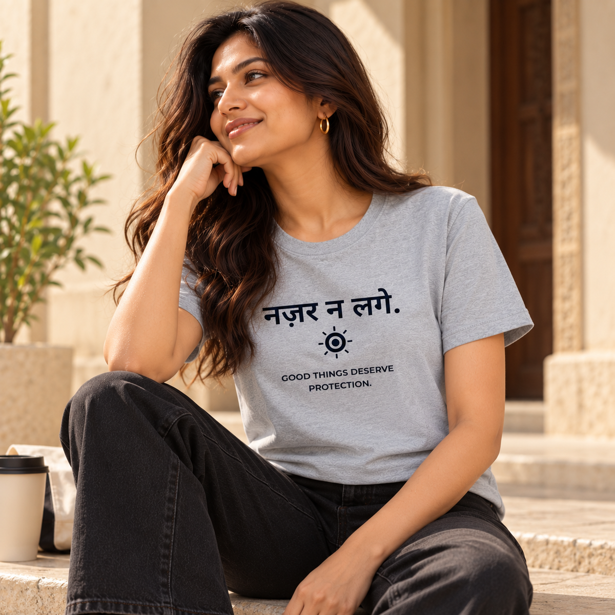 Nazar – Women’s T-Shirt – Grey Melange
