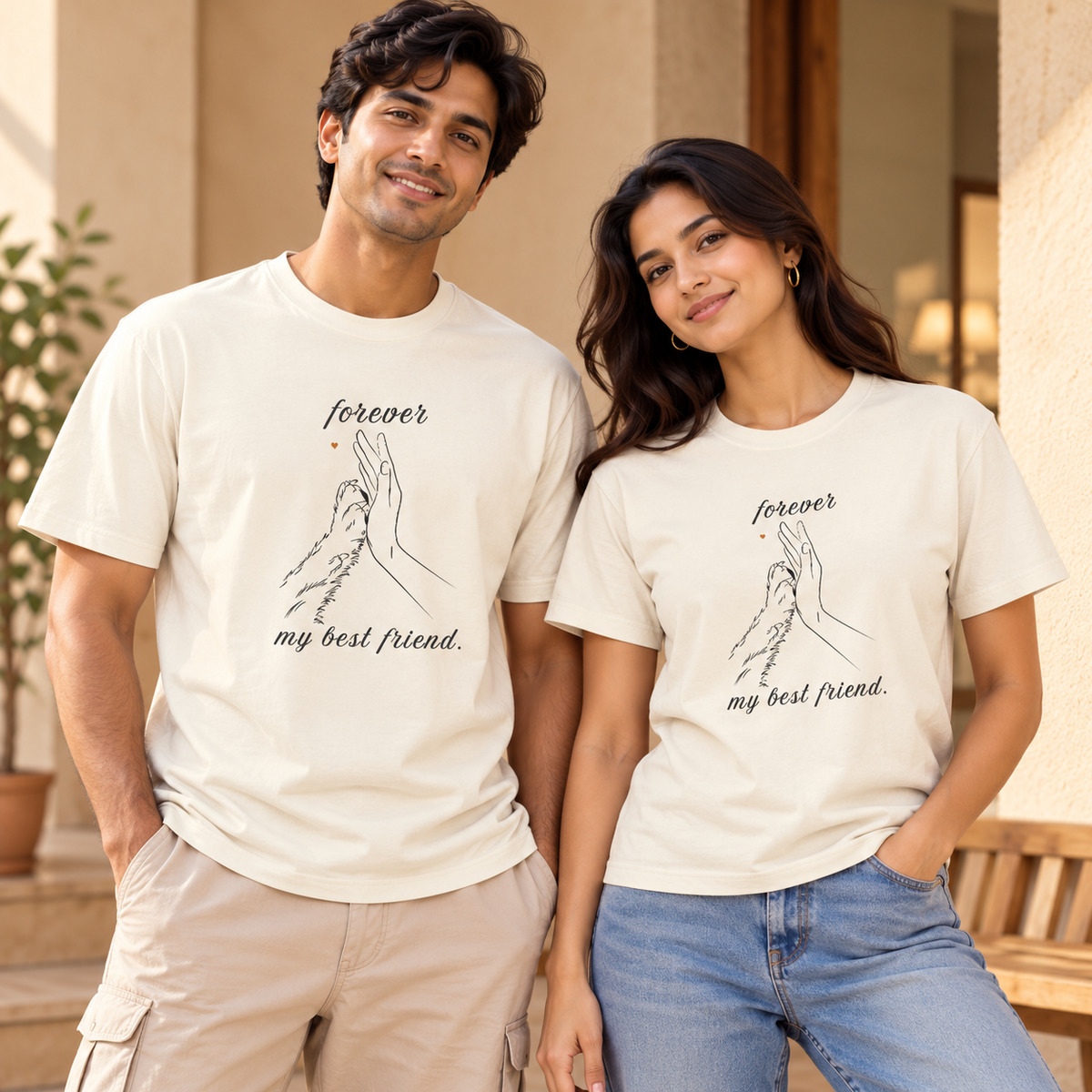 Forever Paw – Unisex Classic T-Shirt - Off White