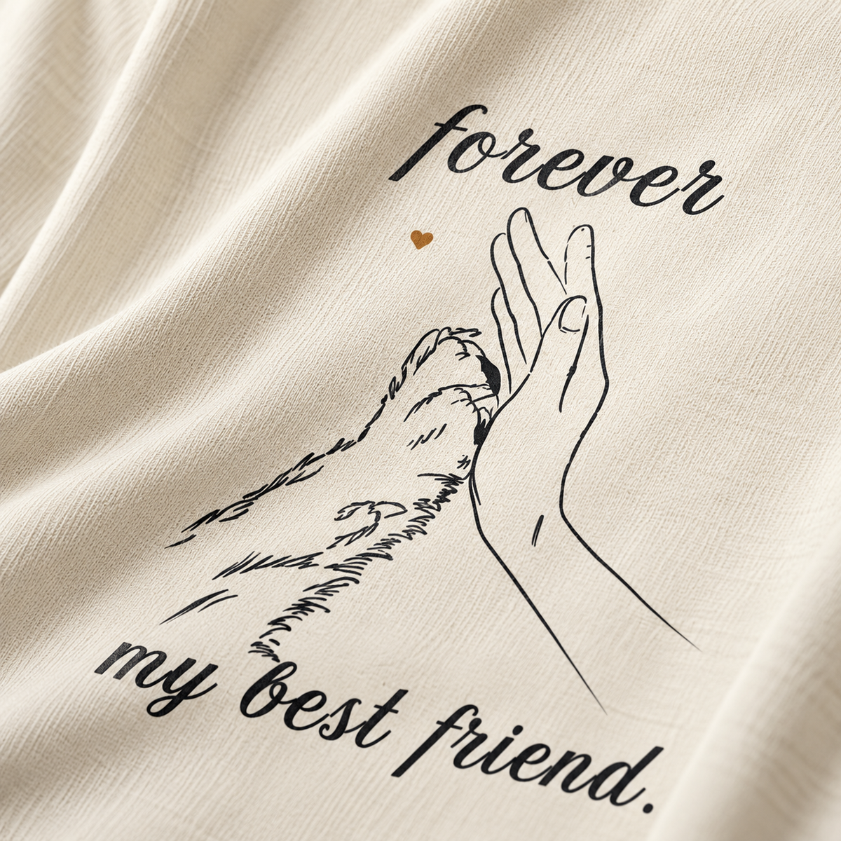 Forever Paw – Unisex Classic T-Shirt - Off White