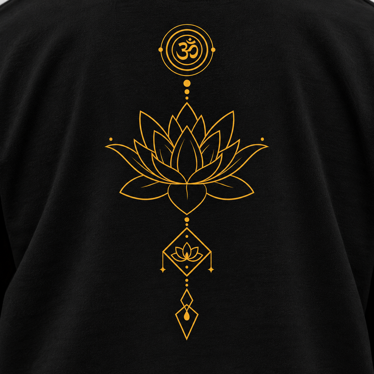 Lotus Mandala – Unisex T-Shirt - Black