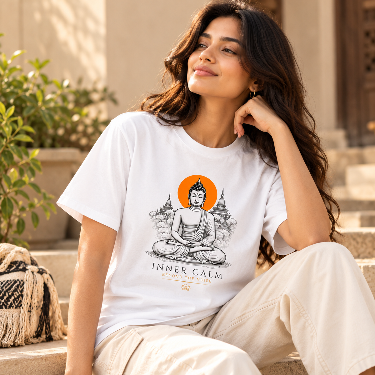 Inner Calm – Unisex Classic T-Shirt – White