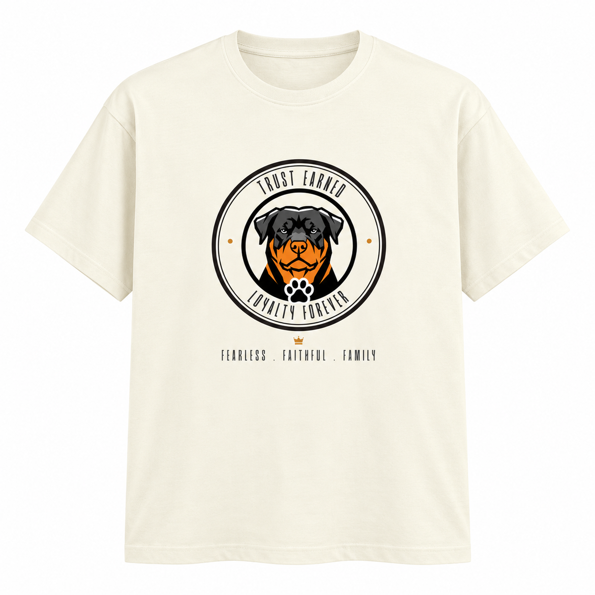 Rottweiler Family – Unisex Classic T-Shirt – Off White