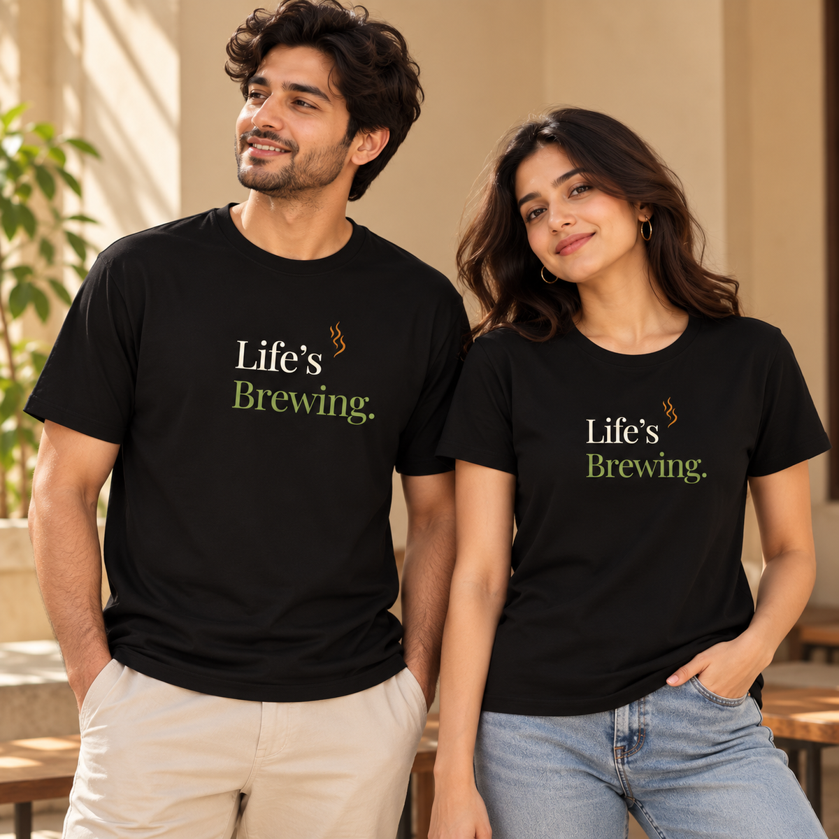 Life's Brewing – Unisex T-Shirt - Black