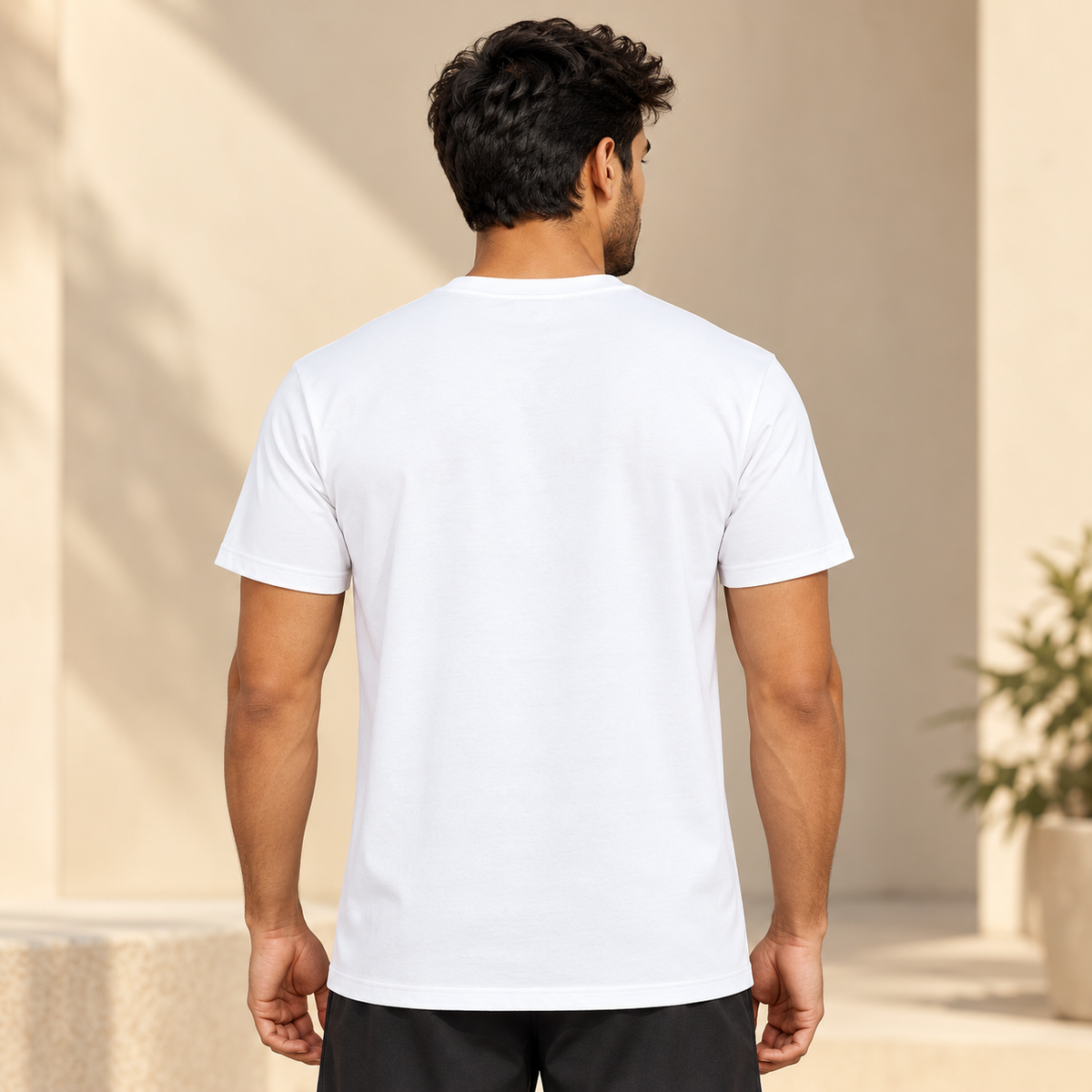 Time Discipline – Men’s Stretch Gym T-Shirt – White