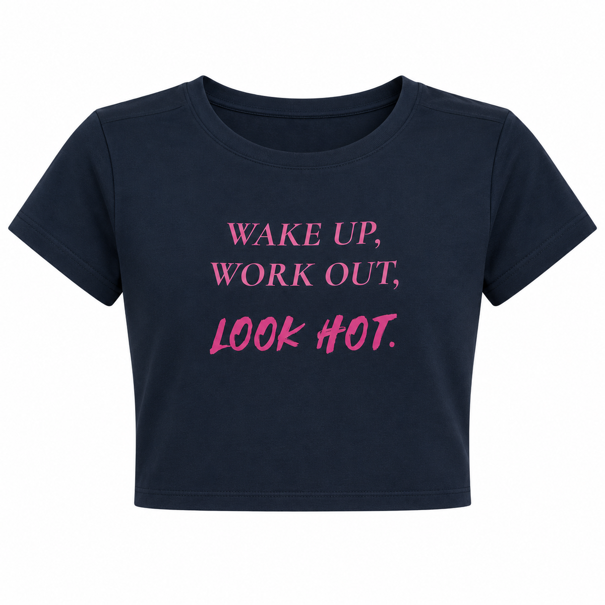 Look Hot – Women's Crop Top - Navy Blue