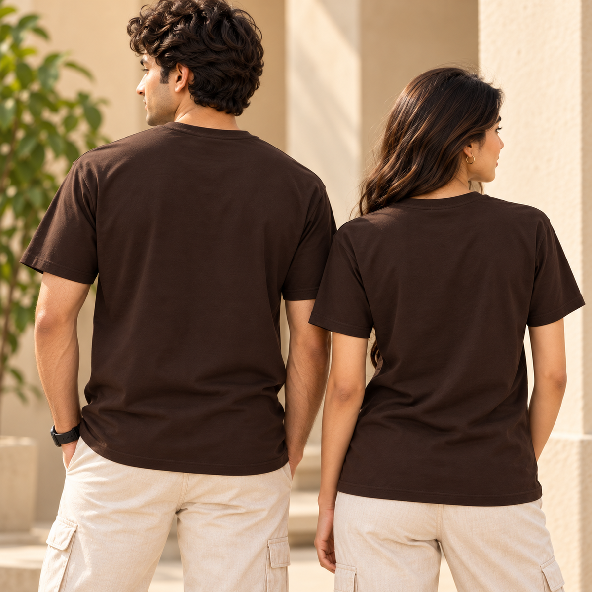 Peace Within – Unisex Classic T-Shirt - Coffee Brown