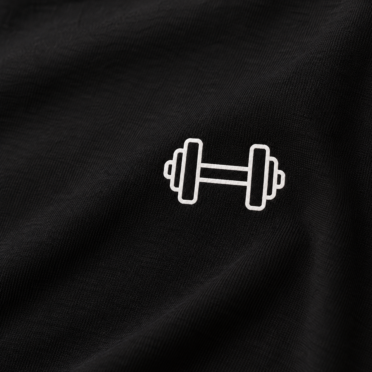 Train The Quit – Front & Back Men's Workout T-Shirt - Black